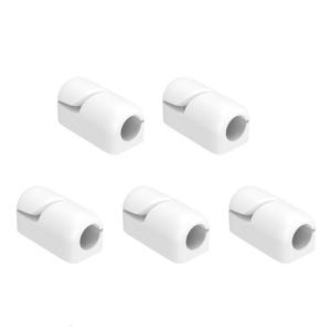 5 cái quản lý cáp clip Cáp tổ chức kẹp có dây dụng cụ giữ dây cho TV PC cáp Ethernet dưới bàn văn phòng nhà cửa