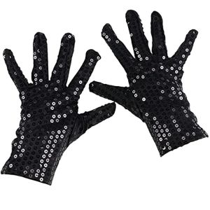 DRESSPLUS Simple Tide Party Gloves Dance Gloves Korean Mittens Stage Performance Gloves Sequined Gloves Women Gloves Shinning Mittens Kids Gloves