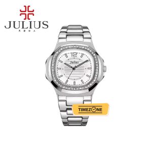 Julius นาฬิกาแฟชั่นเกาหลี ของแท้ 100% ประกันศูนย์ 1 ปี นาฬิกาข้อมือผู้หญิง กันน้ำ 3 ATM รุ่น JA-711