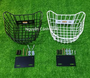 Rổ xe Scoopy mẫu V3 lưới bầu có pát