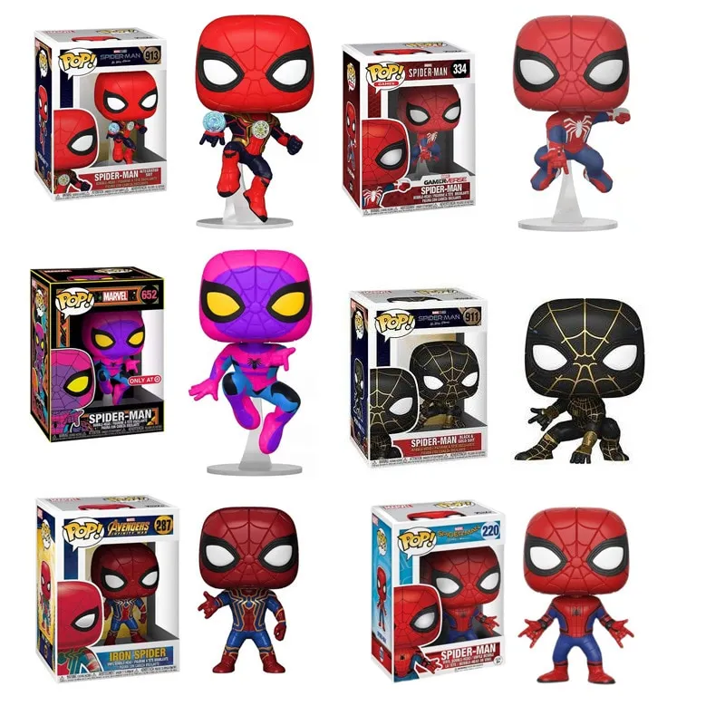 Funko pop best sale spider man gold