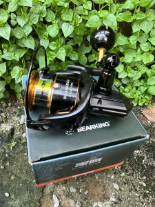 MÁY CÂU BEARKING  Black-Hawk PHUN KIM LOẠI KHÁNG MẶN CAO TẢI CÁ KHỎE TÂY QUAY ĐỘ NÚM TRÒN TO MẪU 2024