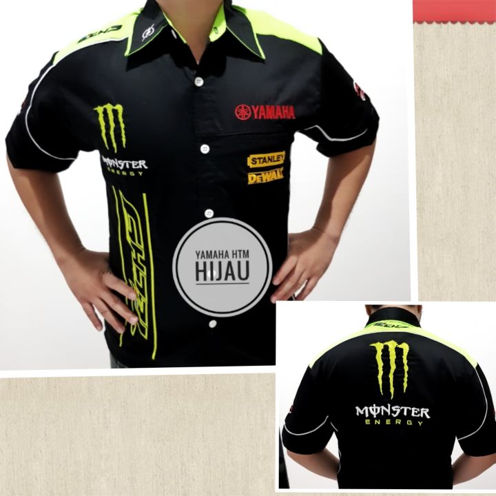 Baju Seragam Otomotif Honda, Baju Komunitas Moto GP, Kemeja Bordir
