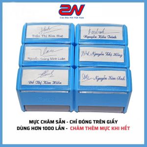Khắc con dấu chữ ký siêu nét nhiều kích thước ( kèm tên hoặc mỗi chữ ký)