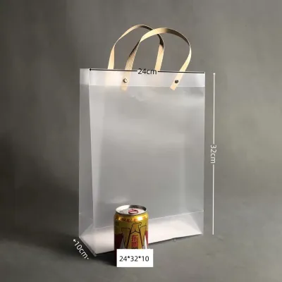 New PVC Loot bag Small gift bagBbags for gifts Clear paper bag PVC hand bag Transparent bag women Y27