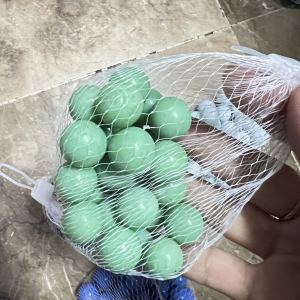 30pcs transp Cats Eye Glass Marble Game Marbles Jolens Holen Aquarium Decoration Laruan