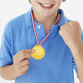 3Pcs/Set Gold Silver Bronze Award Medals Winner Medals All Sports Medal with Ribbon. 