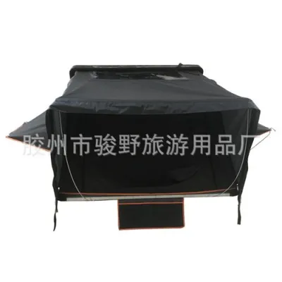 Outdoor camping camping car ABS hard shell roof tent go on road trip equipped with top tent outdoor camping tent