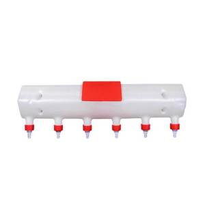 Multi-Nipple Livestock Feeding Bottle - Piglet/Lamb Nursing Kit with Bite-Proof Design Adjustable Flow Silicone Teats for Newborn Animals Farm-Grade Milk Replacer Container