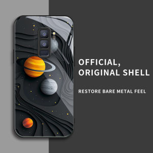 สำหรับ Samsung Galaxy S9+ และ Samsung S9 Plus ดาวเคราะห์สตาร์รี่ บุคลิกภาพทันสมัย เคสป้องกันศัพท์กันตก