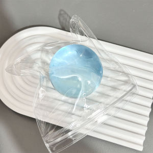 UNRAION Squishy Ball Transparent TPR Stress Relieving Toy Ball