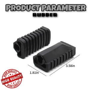 SUZUKI SKYDROVE CROSSOVER - Footrest Front Rubber | Black Color ( 1 pair )