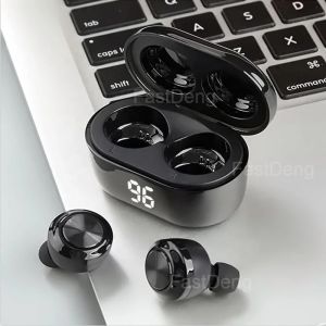 หูฟัง บลูทูธ TWS หูฟังไร้สาย หูงฟังบลูทูธ 5.0 บลูทูธแท้ ธ ไฮไฟสเตอริโอหูฟัง Gamer Sport พร้อมกล่องชาร์จสำหรับสมาร์ทโฟน หูฟังบลูทูธ