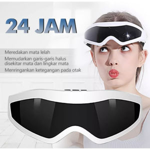 ORI 100% Alat Terapi Mata Pijat Elektrik/Alat Pijat Mata Eye Massager/Kacamata Pijat Mata Elektrik Getar Terapi Mata Lelah Mencegah Rabun Myopia Rilex Eyes Massage Relax