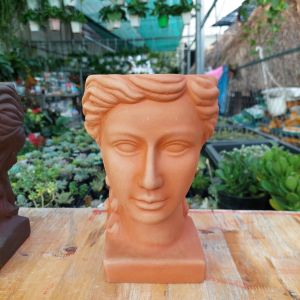 Chậu đất nung Bình Dương - Chàng trai Venus lớn miệng chậu 14cm chiều cao 22cm