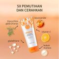 BPOM - GMEELAN ORANGE EXFOLIATING WHITENING GEL - GMEELAN GLUTA WHITENING LAZY CREAM. 