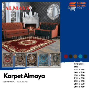 Karpet Permadani Almaya 300x400 cm - Varian Motif A | Timur Tengah Collection | Anti Slip