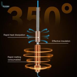 YUYIN4 Cho creality K2 cộng với vòi phun trao đổi nhanh chóng vòi phun Kit cứng thép vòi phun tất cả các kim loại lưu lượng cao in ấn cho creality 3D máy in