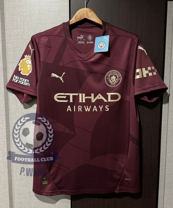 New เสื้อ แมนซิตี้ 3a เกรดแฟนบอล Third ชุดสาม ปี 24 25 ฟลูออฟชั่นepl