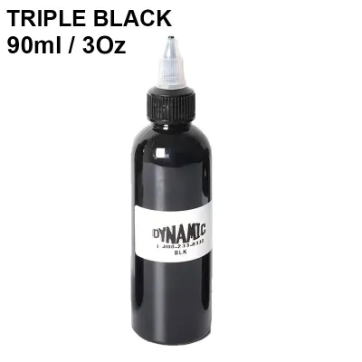 DYNAMIC Triple Black Ink Tattoo Original Permanent Pigment Ink TBK MLC Tattoo Supplies