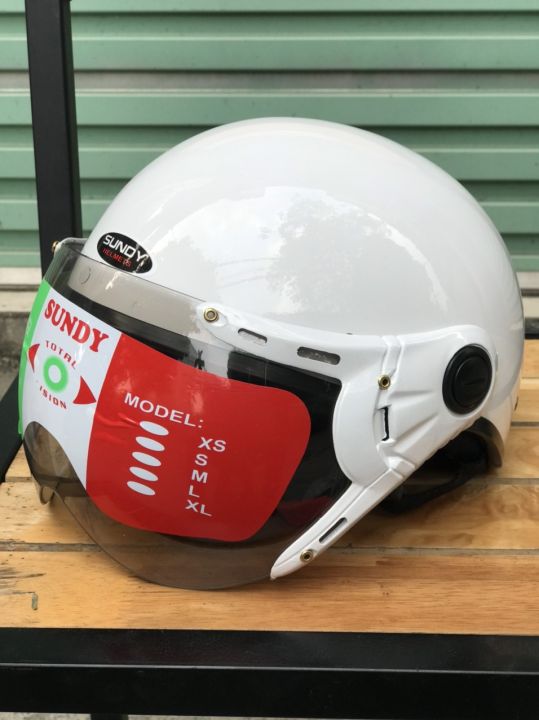 sundy%20a33k%20anti-glare%20half%20head%20helmet%20-%20Image%204