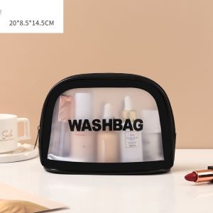 DRHL0594 Tas Kosmetik Transparant Washbag Pouch Travel Make Up Bag Organizer Dompet Kosmetik Toiletry Waterproof