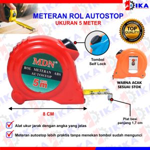 METERAN 3M 5M 75M TUKANG BANGUNAN ROLL - TIPE KARET DAN TRANSPARAN KUALITAS BAGUS MEASURING TAPE