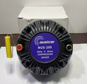 MUSICER MUS-200 200W RMS 8ohms Titanium Compression Driver Unit Tweeter With Capacitor