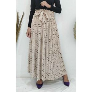 ROK PLISKET PANJANG DEWASA POLKADOT/PLISKET MOTIF/PLISKET PREMIUM/RADENLIMO