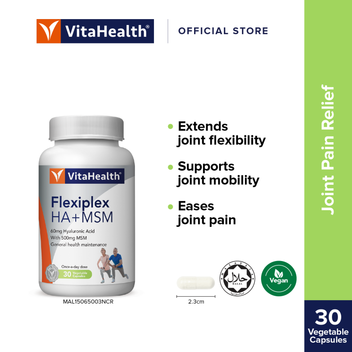 VitaHealth Flexiplex HA + MSM (for joint pain relief) (Expiry 6/2025