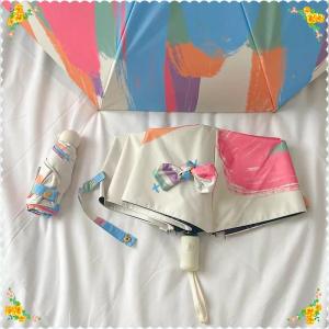 💖【Special price】💝CHUN ร่มกันแดดแบบมินิมอล ร่มกันแดดแบบอัตโนมัติพับได้พกพาสะดวกใช้ได้สองครั้ง