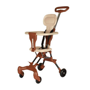 Geleby Baby Stroller Lightweight Self Folding  Ultra-Compact with One Hand Gravity Fold Airplane Ready Travel Stroller for Boys and Girls