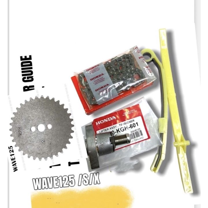 honda WAVE125 WAVE125S WAVE125X TIMING chain KIT set timing gear