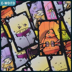 E-WOITD  5 Options Cards Game Kakerlaken Salat Poker Royal Suppe Mogel Motte Board Game