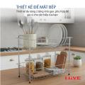 KỆ GIA VỊ ĐA NĂNG 2 TẦNG BIG INOX 304. 