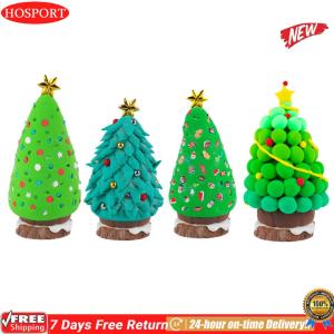[HOM] Xmas Tree DIY Clay Suit Multi-Purpose Christmas Tree Modeling Clay Set Wear Resist Handmade Christmas Tree Crafts for Xmas Stocking Stuffers