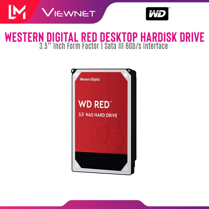 WD Western Digital Red 1TB/ 2TB/ 3TB/ 4TB/ 6TB/ 8TB NAS SATA