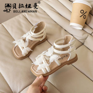 Little RD Girls Roman Sandals 2025 Summer Children Butterfly Princess Shoes Little Girls Soft Sole Fashion Sandals Beach Shoes 25061301