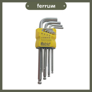 [ FERRUM ] Kunci L Malvin Set 9pcs Kombinasi Ball Dan Kombinasi Bintang