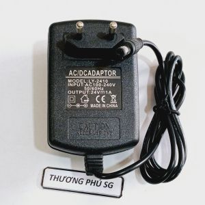 Nguồn Adapter DC 24V - 1A / Đầu cắm 5.5mm x 2.1mm