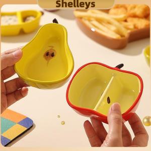 [Shelleys] Sáng Tạo Sứ Món Ăn Hàn Quốc Phong Cách Dễ Thương Trái Cây Hình Dạng Gốm Hộ Gia Đình Bộ Đồ Ăn Thịt Nướng Lẩu Nước Sốt Gia Vị Món Ăn