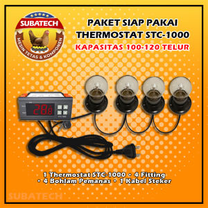 Mesin Tetas Telur Full Otomatis Penetas Paket Siap Pakai PSPSTC4F GMT