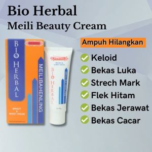 Bio Herbal Meilibahenling Beauty Cream 60gr - 1 Pcs Krim Bekas Luka Bekas Jerawat BPOM