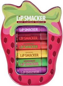 Lip Smacer - Set Son Hương Trái Cây 6 Vị Truyền Thống Vỉ Nhôm - Lip Smacker Fruity Strawberry