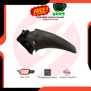 Spakbor Selebor Set Depan Belakang Honda Supra X 125 New Batman Warna Hitam