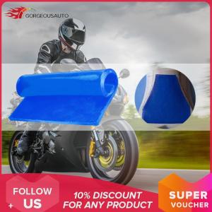 Motorcycle Seat Gel Pad Shock Absorption Mat Comfortable Cushion Pillow Pad Soft Cushion Blue Anti Slip