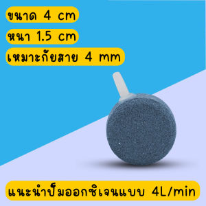 หินฟองอากาศสำหรับตู้ปลา หัวทราย หินเพิ่มออกซิเจนสำหรับตู้ปลา Air Stone for Fish Tank