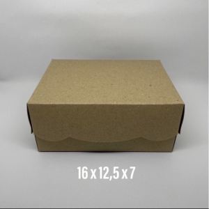 [PER 10 LEMBAR] DUS KUE (16cm x 125cm) R5/R5B JUMBO KRAFT (MB) Apa Kabar