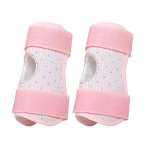 DEQIX 2 Pieces Open Center Dog Joint Support Sleeves Adjustable Secure Fastening Dog Leg Support Sleeves Strong Support Anti-Wear Dog Leg Guard Outdoor
