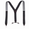 New man's suspenders fashion hook braces elastic adjustable suspensorio breles tirantes casual trousers Ligas father's gift. 